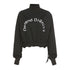 Letter-print slim high-neck tunic sweatshirt - ROUTINE FASHION